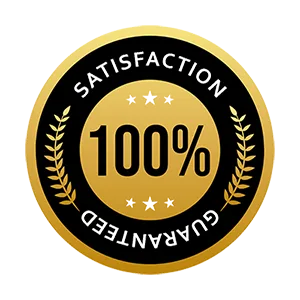 100% Satisfaction Guarantee badge