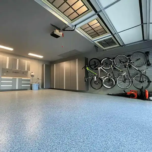 Polyurea garage floor coating by Walchak Concrete — Winona, MN