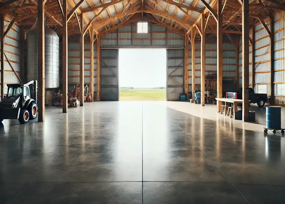 pole barn concrete floor Winona, MN